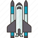 shuttle, space, booster, launch, rocket
