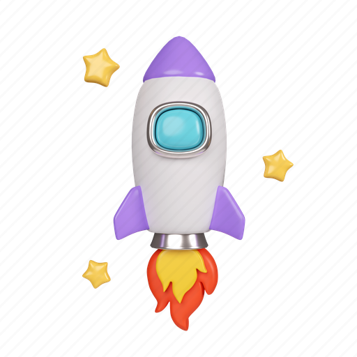 Rocket, spaceship, ship, development, launch, space, technology 3D illustration - Download on Iconfinder