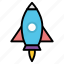 launch, project, rocket, space, startup 