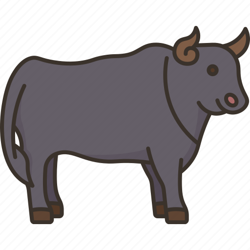 Bull, ox, cattle, livestock, beast icon - Download on Iconfinder