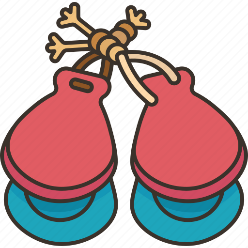 Castanets, musical, percussion, dancing, spanish icon - Download on Iconfinder