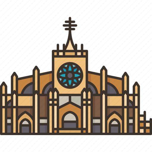 Cathedral, sevilla, church, landmark, architecture icon - Download on Iconfinder
