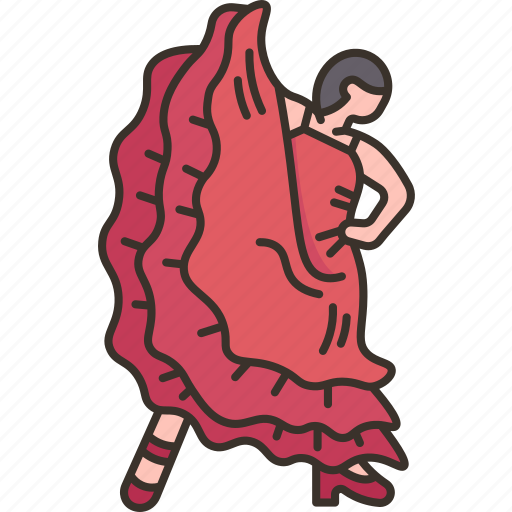 Flamenco, dancer, spanish, woman, performer icon - Download on Iconfinder