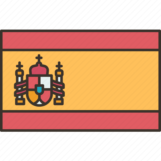 Spain, flag, national, country, official icon - Download on Iconfinder