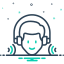 listening, hearing, headphone, music, wireless, earphones, electronic 