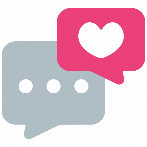 Speech, bubble, love, talk, chat, communication, message icon - Download on Iconfinder