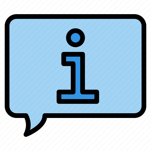 Information, speech, bubble, message, chat, dialogue icon - Download on Iconfinder