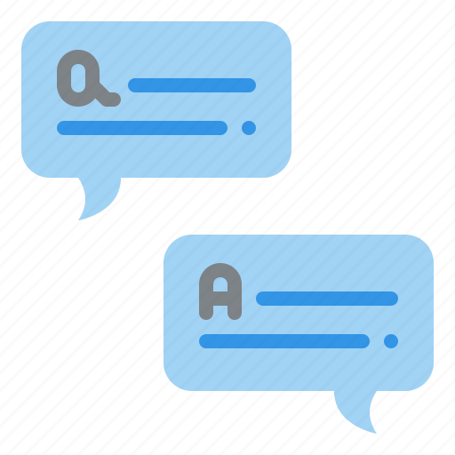 Ask, speech, bubble, question, answer icon - Download on Iconfinder