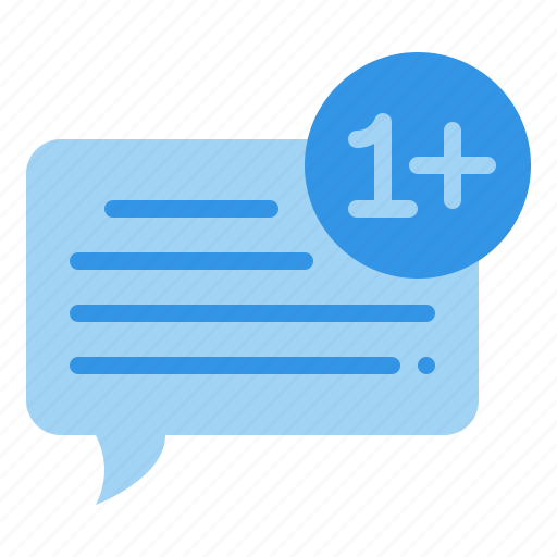 Messages, unread, notification, speech, bubble, conversation icon - Download on Iconfinder