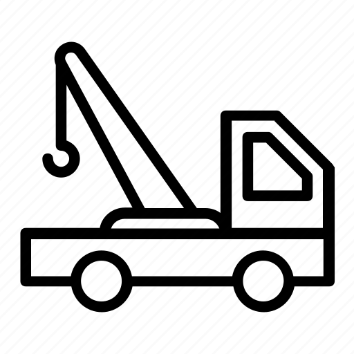 Tow truck, tow trucking, towing, towing service, towing vehicle icon - Download on Iconfinder