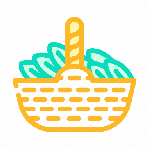 Basket, spinach, leaf, salad, green, food icon - Download on Iconfinder