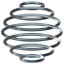 spiral, glass, dispersion, geometric, abstract 