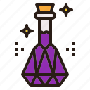 bottle, crystal, halloween, holy, water 