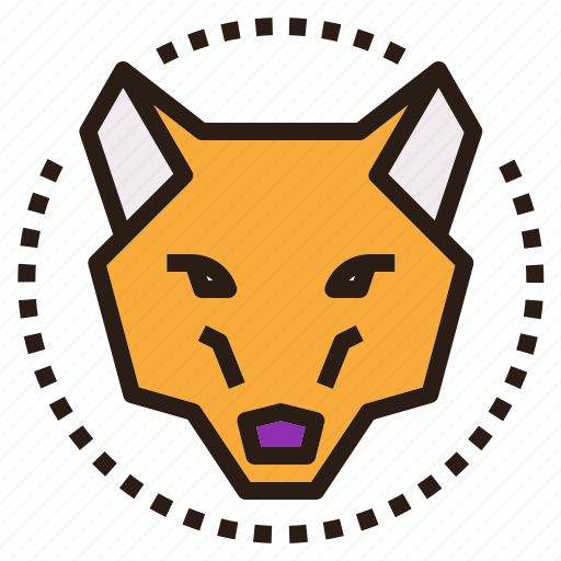 Dog, fox, halloween, head, wolf icon - Download on Iconfinder
