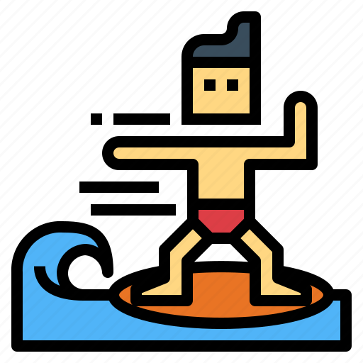 People, sport, surfer, surfing icon - Download on Iconfinder