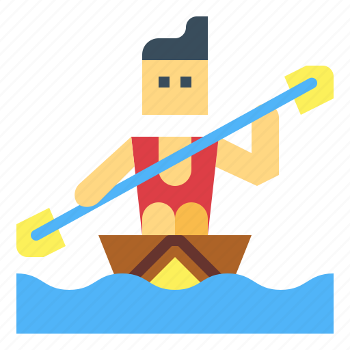 Boat, people, rowing, sport icon - Download on Iconfinder
