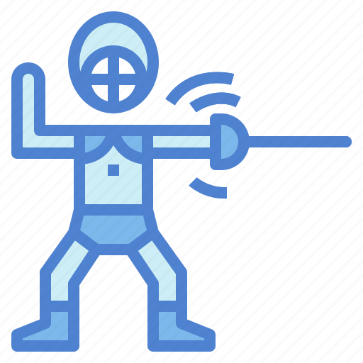Fencing, people, sport, sword icon - Download on Iconfinder