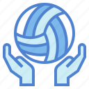 ball, equipment, sports, volleyball