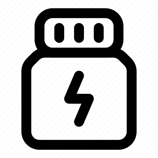 Protein, powder, whey, nutrition, scoop, jar, bottle icon - Download on Iconfinder