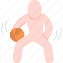 basketball, dribble, ball, motion, player