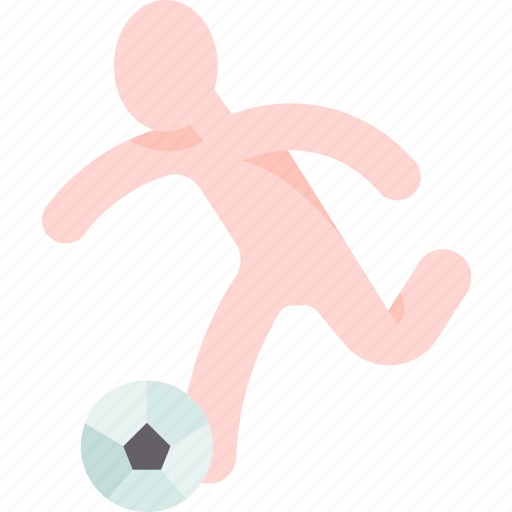 Football, soccer, kick, ball, player icon - Download on Iconfinder