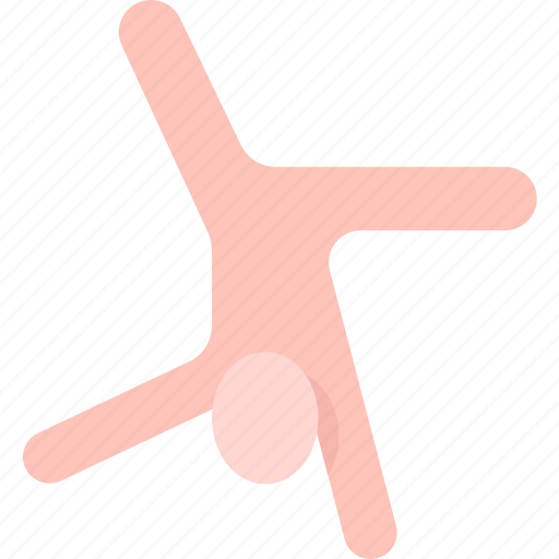 Gymnastics, cartwheel, acrobat, posture, exercise icon - Download on Iconfinder