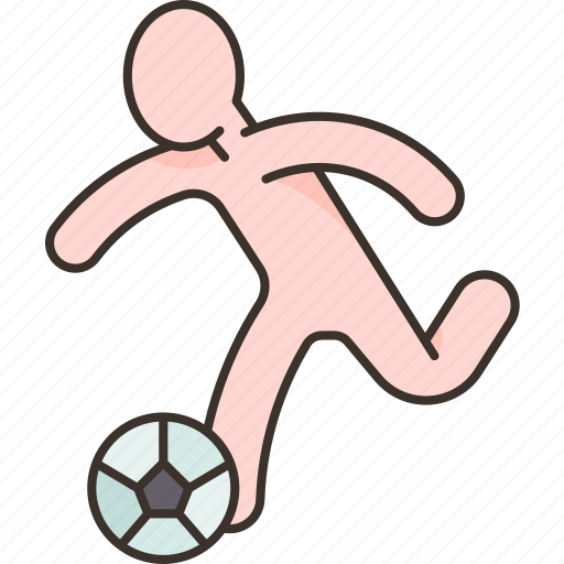 Football, soccer, kick, ball, player icon - Download on Iconfinder