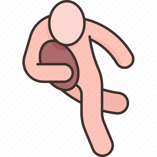 Rugby, carry, ball, running, sport icon - Download on Iconfinder