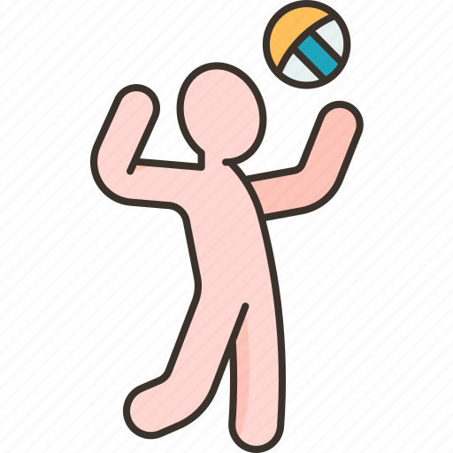 Volleyball, serve, ball, player, sport icon - Download on Iconfinder