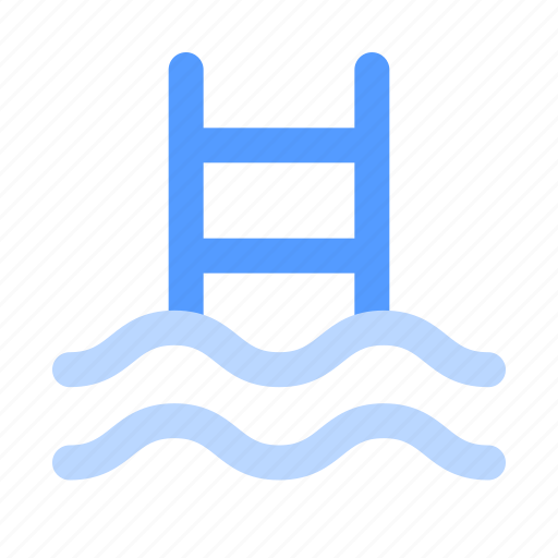 Swimming, pool, hot, water, ladder, sports icon - Download on Iconfinder