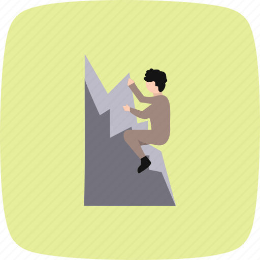 Climber, climbing, mountain icon - Download on Iconfinder