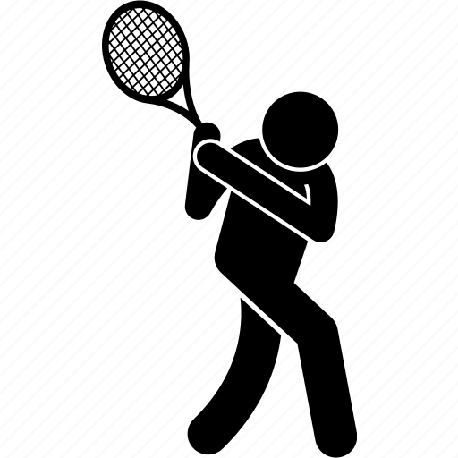 Sport, tennis, backhand, two handed, pose, player icon - Download on Iconfinder