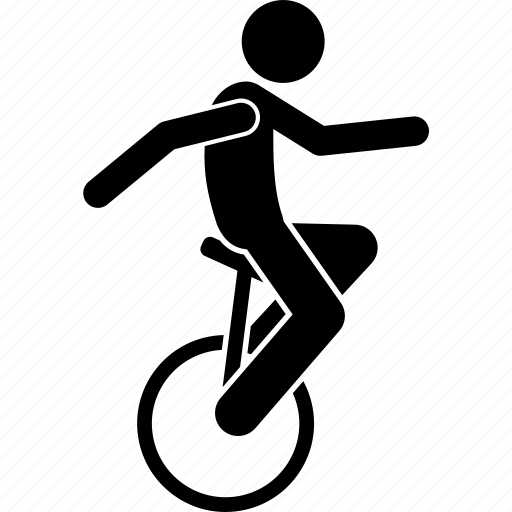 Sport, unicycle, unicycling, man, rider, cycling, cyclist icon - Download on Iconfinder