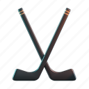 hockey, equipment, game, sport, hockey stick 