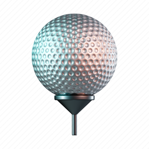 Golf, ball, equipment, sport, game 3D illustration - Download on Iconfinder