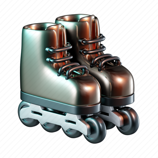 Rollerblade, inline, skates, equipment, boots 3D illustration - Download on Iconfinder