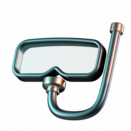 Snorkeling, mask, tool, goggles, diving 3D illustration - Download on Iconfinder