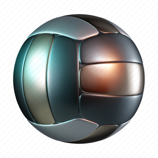 Volleyball, ball, volley, equipment, sport 3D illustration - Download on Iconfinder
