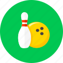 bowling, ball, bowling pins, game, pin, play, sport