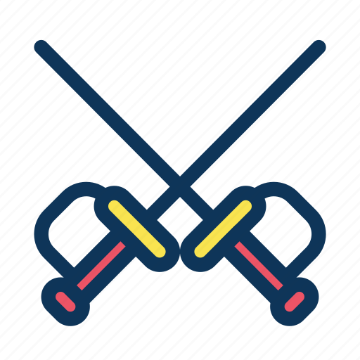Fencing, sport, sword icon - Download on Iconfinder