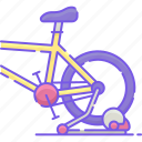 bicycle, simulator, bike, cycling