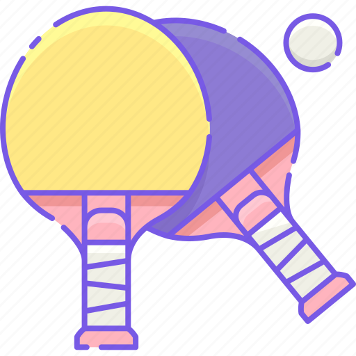 Ping, pong, racket, ball icon - Download on Iconfinder
