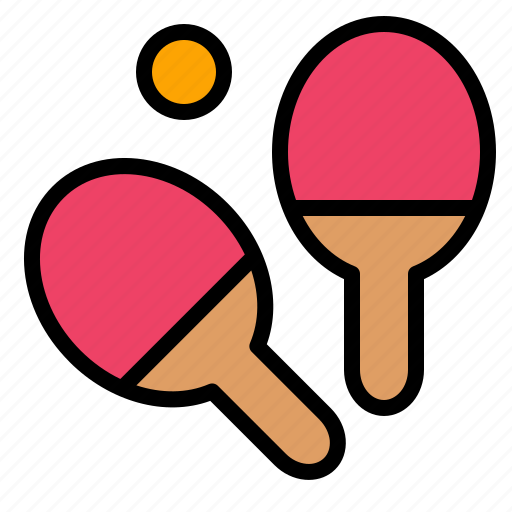 Table, tennis, ball, sport, pingpong, racket, equipment icon - Download on Iconfinder
