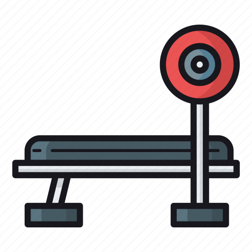Weight, bench, gym, workout icon - Download on Iconfinder