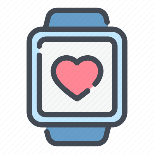 Smart, watch, heart, beat, pulse icon - Download on Iconfinder