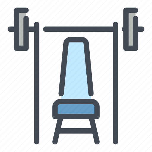 Gym, exercise, sport, bar, equipment, fitness icon - Download on Iconfinder
