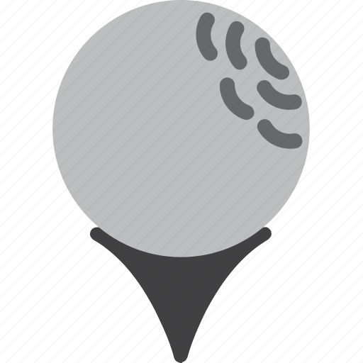 Ball, golf, pin, sport, game, play icon - Download on Iconfinder