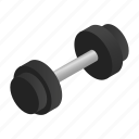 barbell, cion, dumbbell, equipment, heavy, isometric, weight