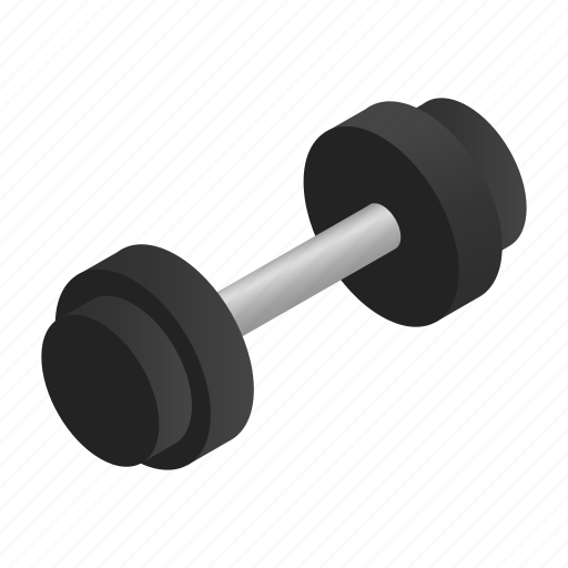 Barbell, cion, dumbbell, equipment, heavy, isometric, weight icon - Download on Iconfinder