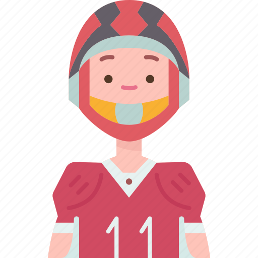 American, football, player, rugby, team icon - Download on Iconfinder